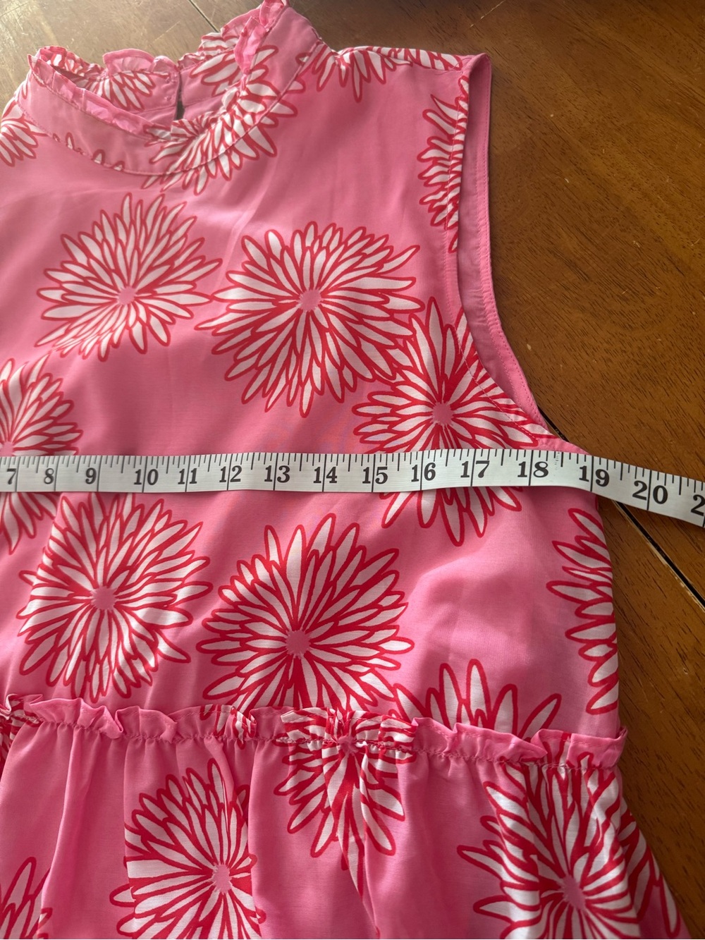 J. Marie Lucy Ruffle Dress Size Large - Picture 12 of 12